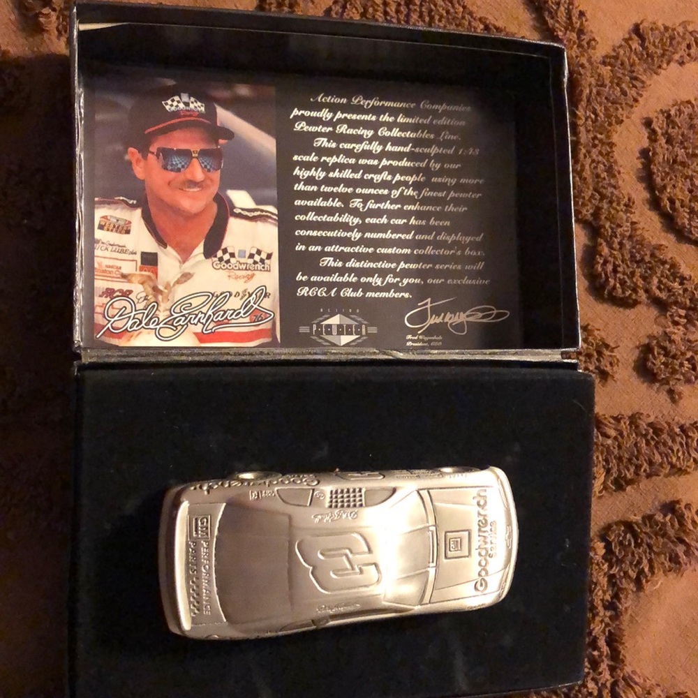 ACTION Pewter racing car